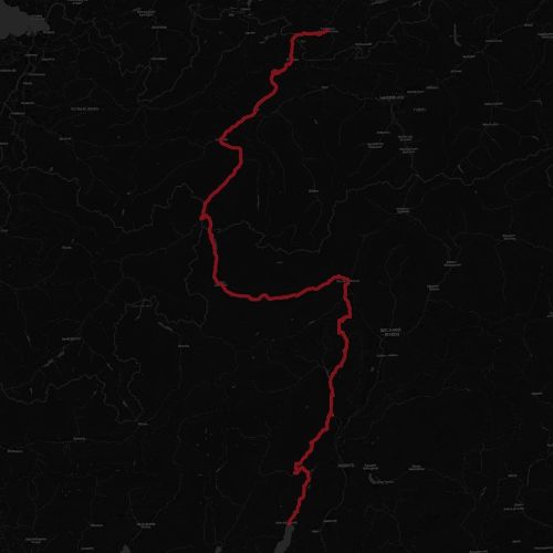 Dunkle Kartendarstellung (Carto Dark)
